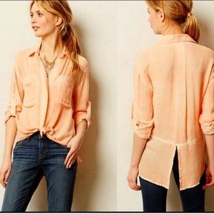 Anthropologie Cloth & Stone Skyscape Top